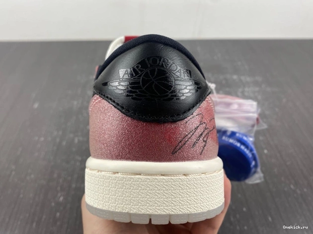 One Kick LOW TROPHY BLACK' JORDAN OG FN0432-017 1 ROOM AIR X 'RED 0803
